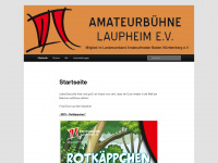 amateurbuehne-laupheim.de Webseite Vorschau