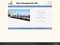 ambulance-bayer.de Webseite Vorschau