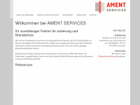 ament-bs.com Webseite Vorschau