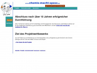 chemie-macht-spass.de Webseite Vorschau