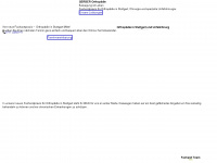 orthopaede-stuttgart.com Webseite Vorschau