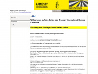 amnesty-karlsruhe.de Webseite Vorschau
