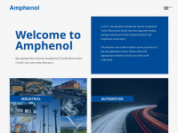 amphenol.info Webseite Vorschau