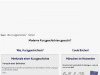 kurzgeschichten-buch.de Webseite Vorschau