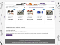 zoatec-tuningshop.ch Webseite Vorschau