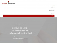 kanzlei-boerger.de Webseite Vorschau