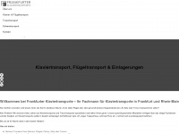frankfurter-klaviertransporte.de Webseite Vorschau