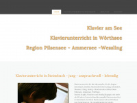 klavierschule-glockenbach.de Webseite Vorschau