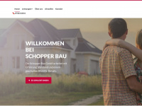 schopper-bau.at Webseite Vorschau