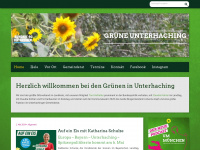 gruene-unterhaching.de Webseite Vorschau