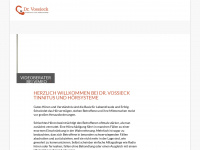 vossieck.de Webseite Vorschau