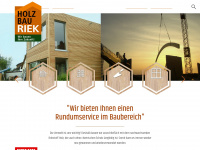 holzbau-riek.de Webseite Vorschau