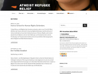 atheist-refugees.com Webseite Vorschau