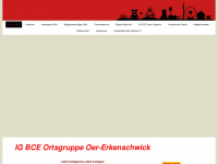 igbce-oe.de Webseite Vorschau