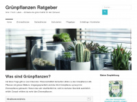 gruenpflanzen-ratgeber.de Webseite Vorschau