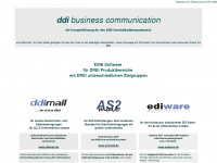 ddi-business-communication.de Webseite Vorschau