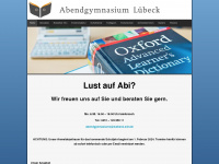 abendgymnasium-luebeck.de Webseite Vorschau