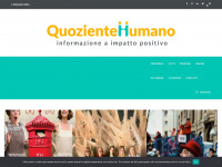 quozientehumano.it Webseite Vorschau