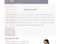 iam-meditation.org Webseite Vorschau