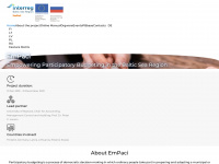 empaci.eu Webseite Vorschau
