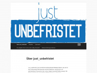 justunbefristet.com Webseite Vorschau