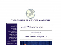 dento-karate-do-shoryukan.de Webseite Vorschau
