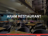 aram-restaurant.de Webseite Vorschau
