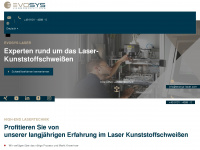 evosys-laser.de Webseite Vorschau