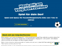 volg-dorfturnier.ch Webseite Vorschau