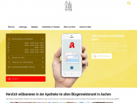 apotheke-im-alten-buergermeisteramt-aachen.de Webseite Vorschau