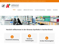 abraxas-apotheke-aachen.de Webseite Vorschau