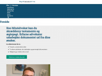 minadvokat.dk Webseite Vorschau