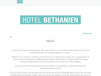 hotel-bethanien.de Webseite Vorschau