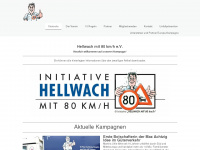 hellwach-mit-80-kmh.de Webseite Vorschau