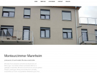 monteurzimmer-mannheim.com Webseite Vorschau
