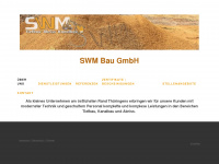 swm-bau.de Webseite Vorschau