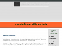 aennlin-bluom.de Webseite Vorschau