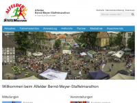staffelmarathon-alfeld.de Webseite Vorschau