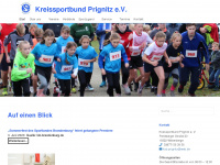 kreissportbund-prignitz.de Webseite Vorschau