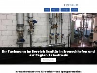 sanitaermeile.ch Webseite Vorschau