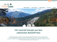 waermeverbund-laax.ch Webseite Vorschau