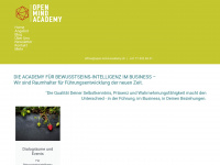 open-mind-academy.ch Webseite Vorschau