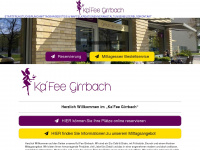 kafee-girrbach.de Webseite Vorschau