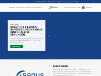sanus-gmbh.de Webseite Vorschau