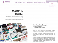 made-in-harz.de Webseite Vorschau