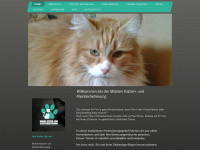 katzen-kleintierbetreuung.net Webseite Vorschau