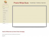 praxis-winja-buss.de Webseite Vorschau