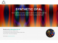 synthetic-opals.com Webseite Vorschau