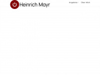heinrich-mayr.com Webseite Vorschau