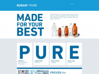 duran-pure.com Webseite Vorschau